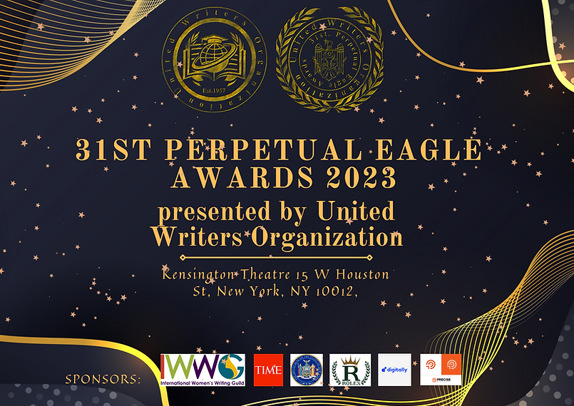 Logo and promotional image for the 31st Perpetual Eagle Awards supposedly presented by the United Writers Organization